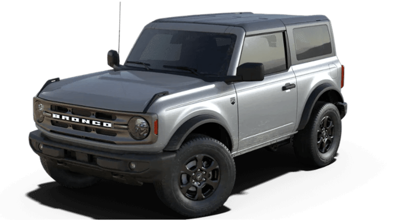 2023 Ford Bonco Big Bend in Iconic Silver exterior