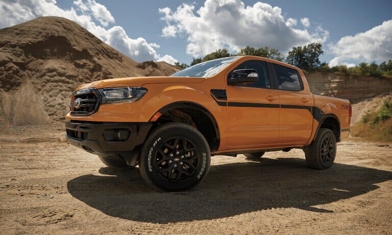 2023 Ford Ranger parked on a canyon national place
