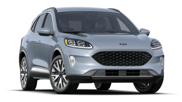 2022 Ford Escape Titanium in Iced Blue Silver exterior