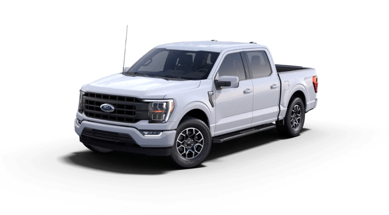 2023 Ford F-150 Lariat in Oxford White exterior