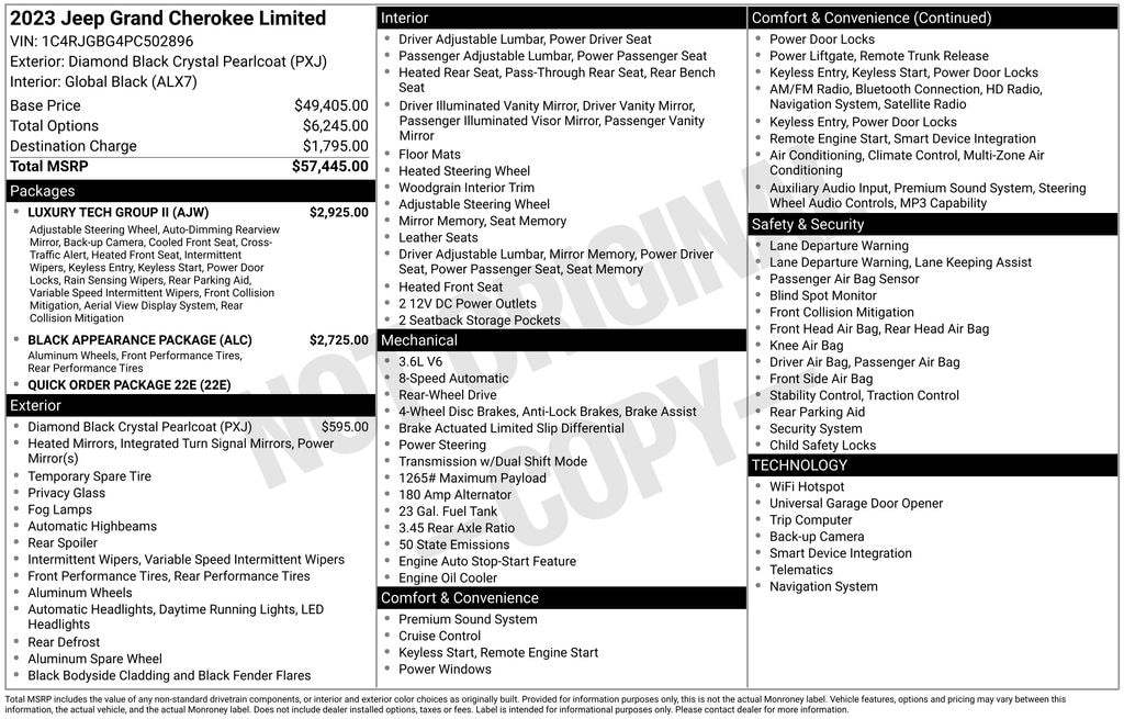 Used 2023 Jeep Grand Cherokee Limited SUV