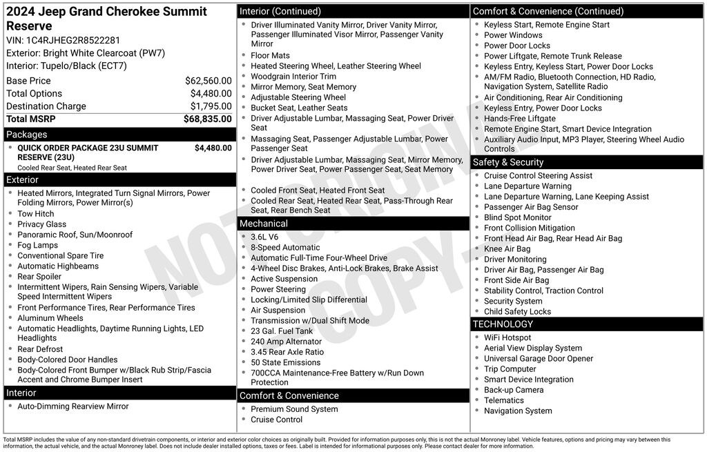 Used 2024 Jeep Grand Cherokee Summit SUV