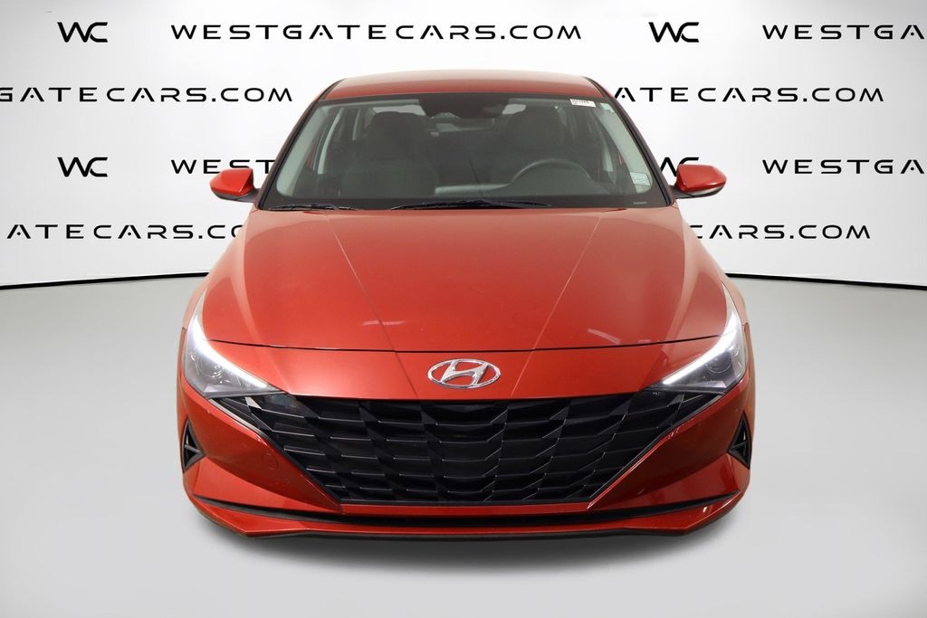 Used 2021 Hyundai Elantra HEV Blue Sedan