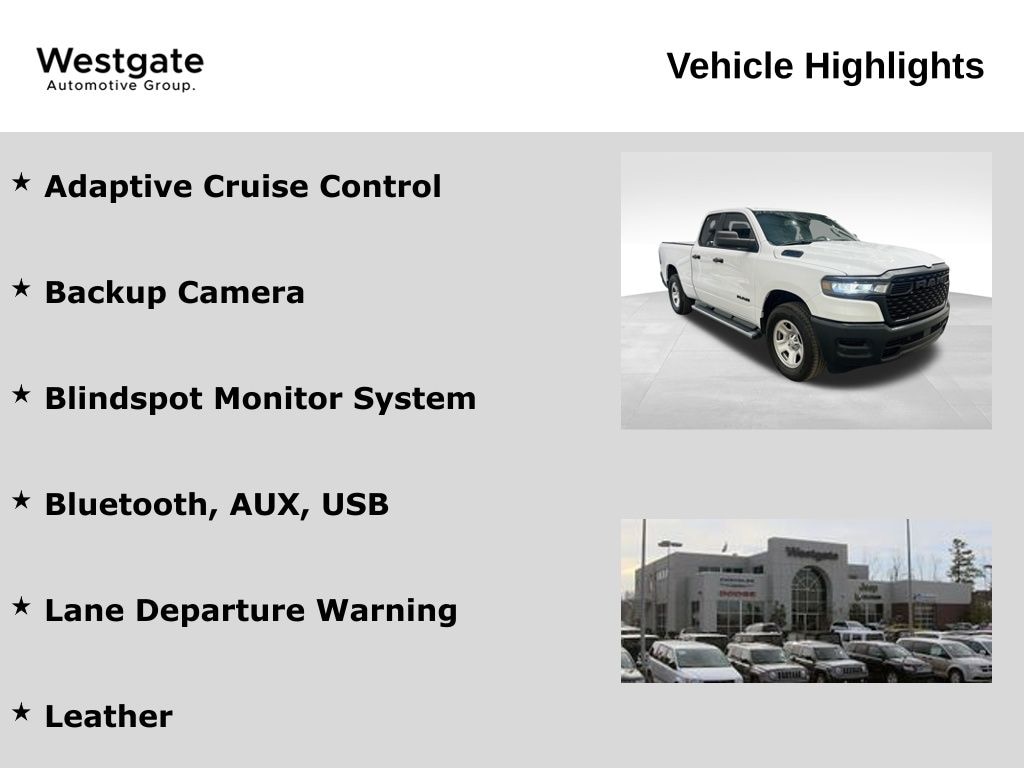 Used 2025 Ram 1500 Tradesman Truck Quad Cab