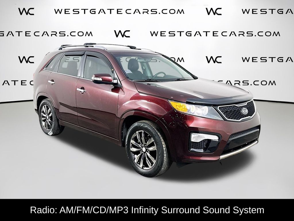 Used 2013 Kia Sorento SX with VIN 5XYKW4A29DG325213 for sale in Raleigh, NC