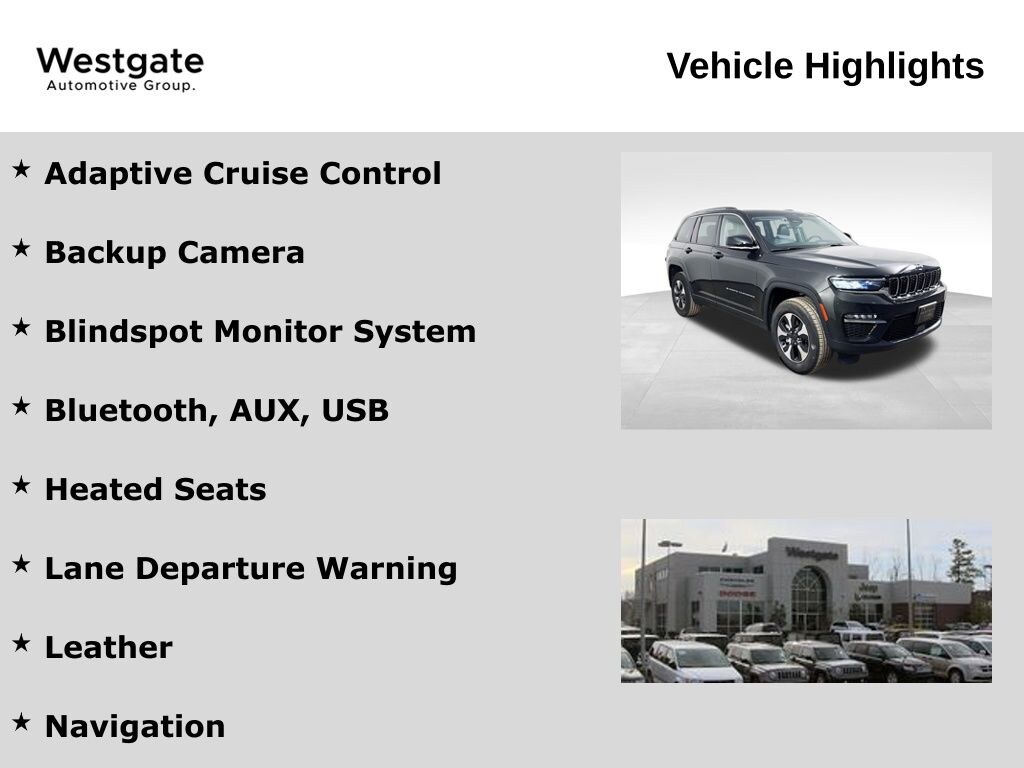 Used 2023 Jeep Grand Cherokee 4xe 4xe SUV