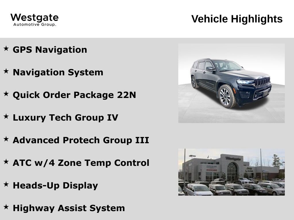 Used 2021 Jeep Grand Cherokee L Overland SUV