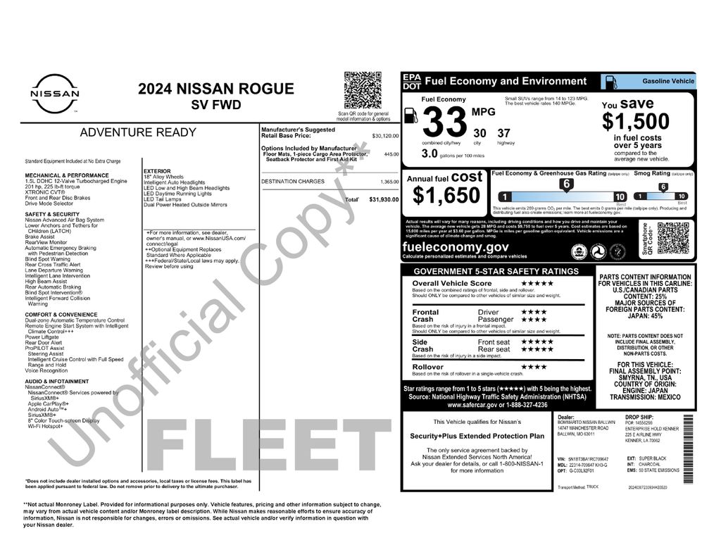 2024 Nissan Rogue SV - Photo 15