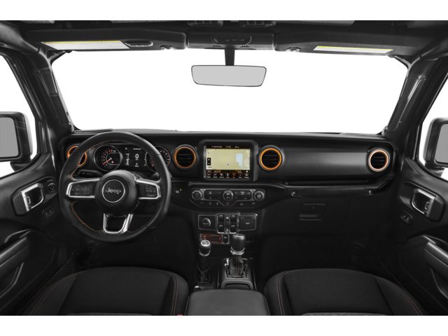 view of a 2022 Jeep Gladiator instrument panel