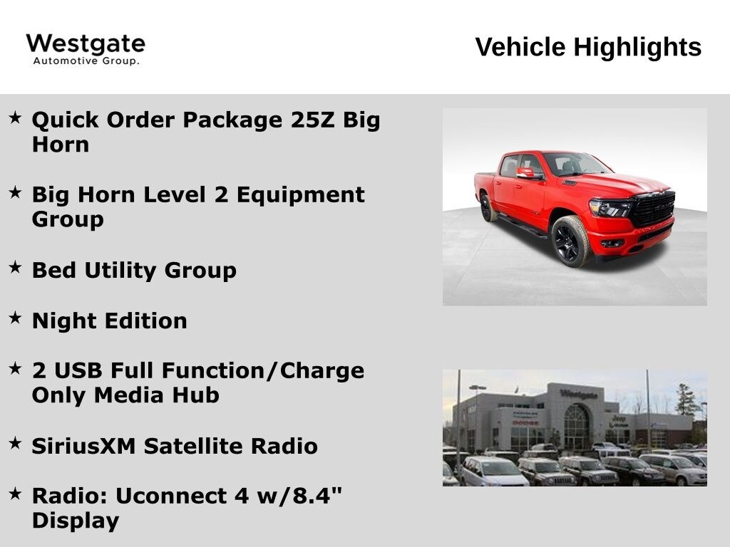 Used 2020 Ram 1500 Big Horn/Lone Star Truck Crew Cab