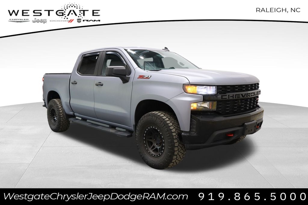 Used 2021 Chevrolet Silverado 1500 Custom Trail Boss Truck Crew Cab