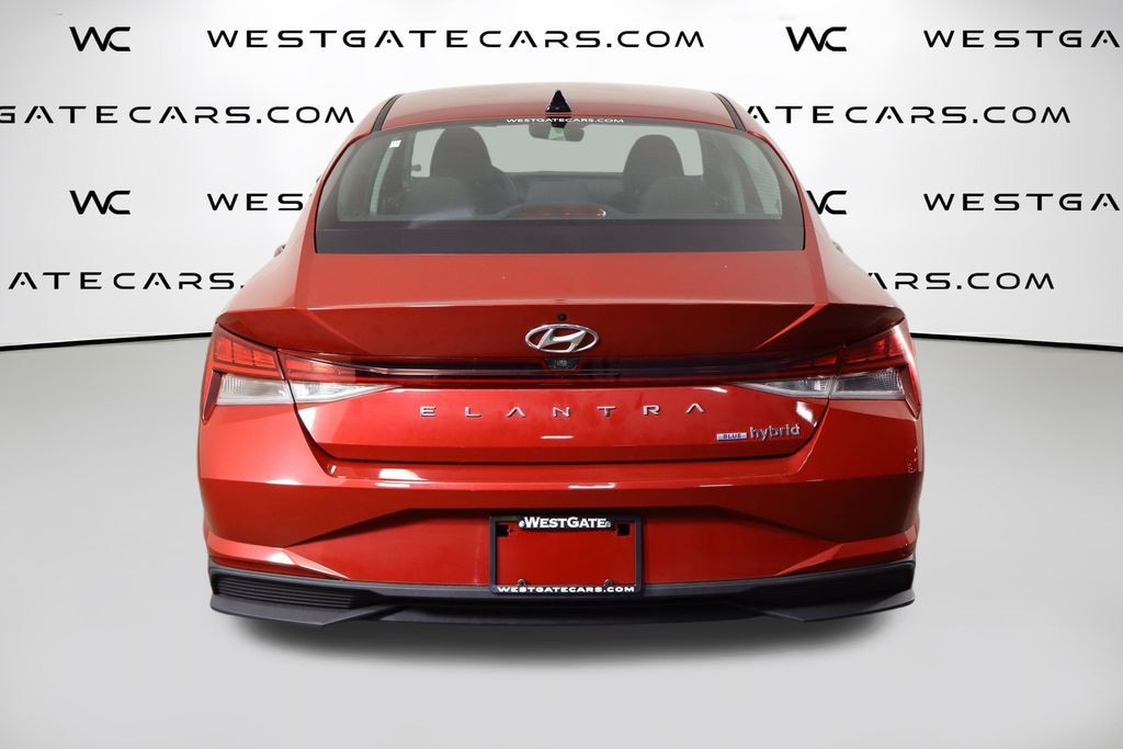 Used 2021 Hyundai Elantra HEV Blue Sedan