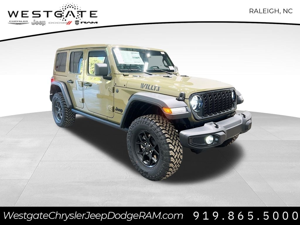 New 2026 Jeep Wrangler 4-DOOR WILLYS Sport Utility
