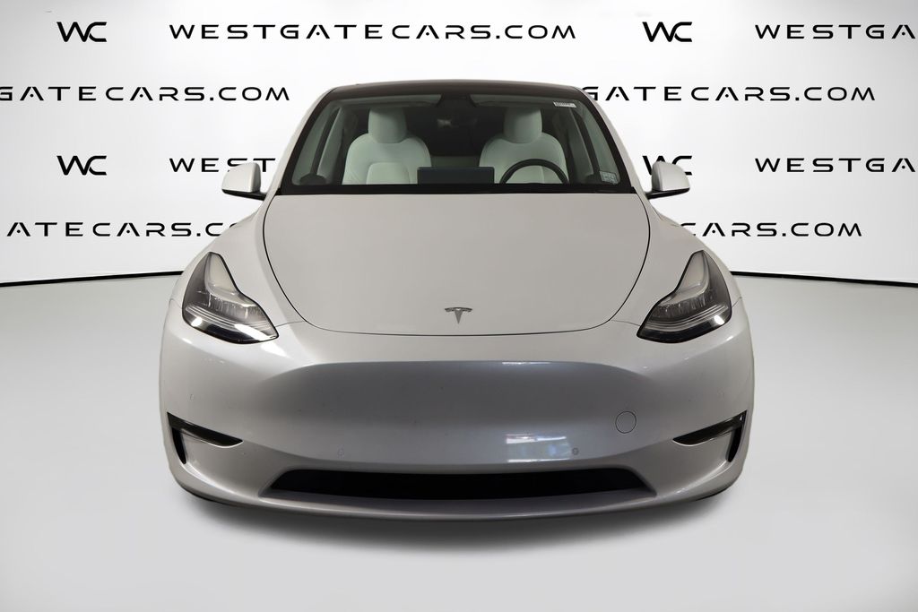 Used 2022 Tesla Model Y Long Range with VIN 7SAYGDEEXNF370085 for sale in Raleigh, NC