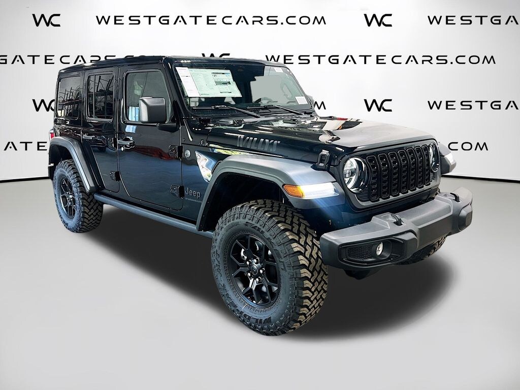 New 2026 Jeep Wrangler 4-DOOR WILLYS Sport Utility
