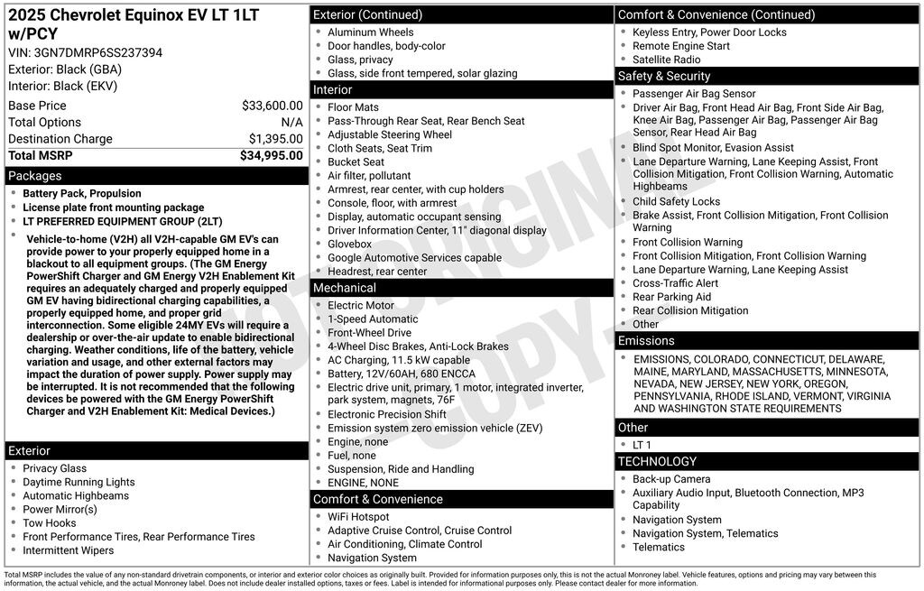 Used 2025 Chevrolet Equinox EV LT SUV