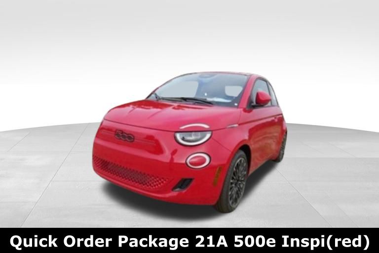 2024 Fiat 500e Red photo 2