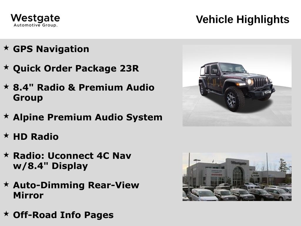 Used 2021 Jeep Wrangler Unlimited Rubicon SUV