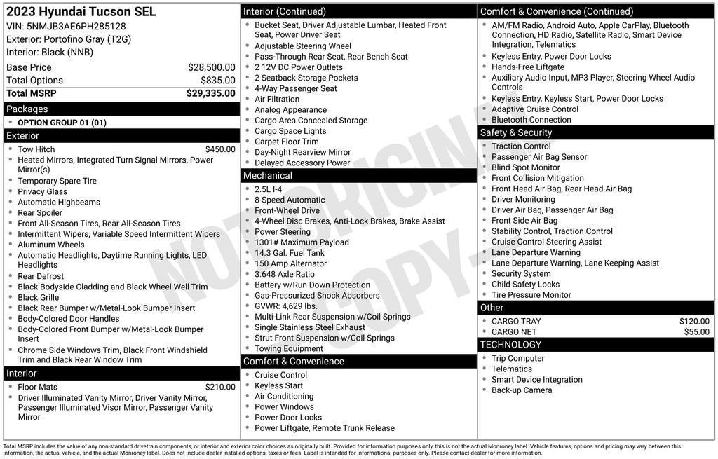 Used 2023 Hyundai Tucson SEL SUV