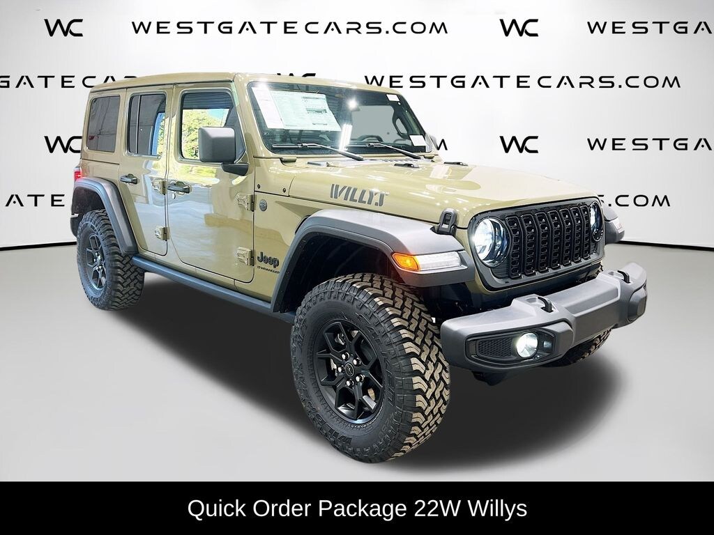 New 2026 Jeep Wrangler 4-DOOR WILLYS Sport Utility