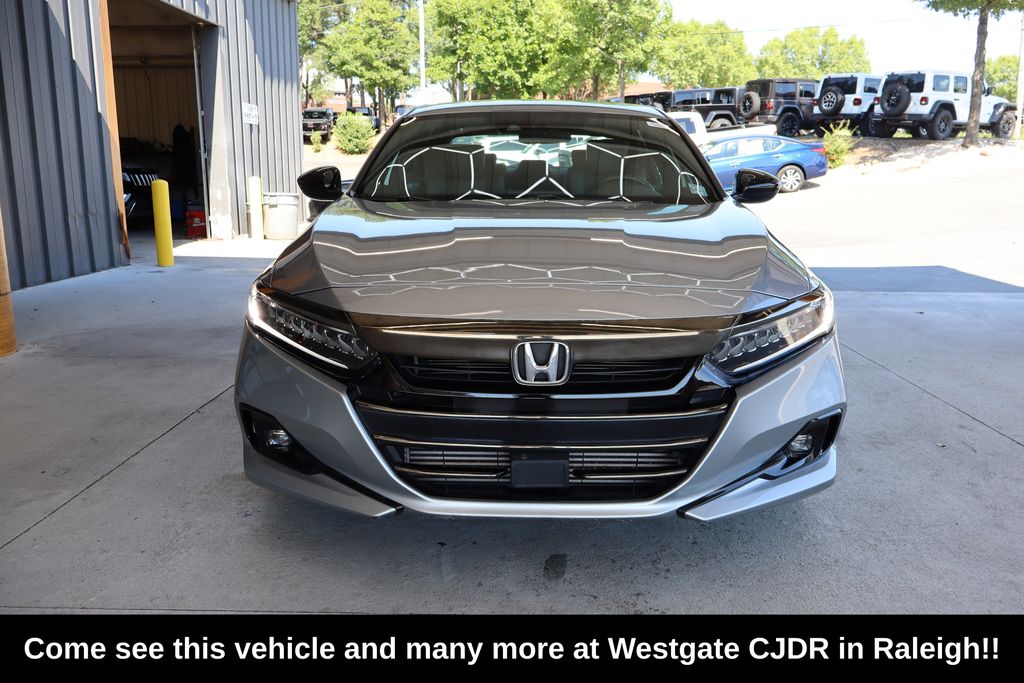 Used 2022 Honda Accord Sport with VIN 1HGCV2F39NA001064 for sale in Raleigh, NC