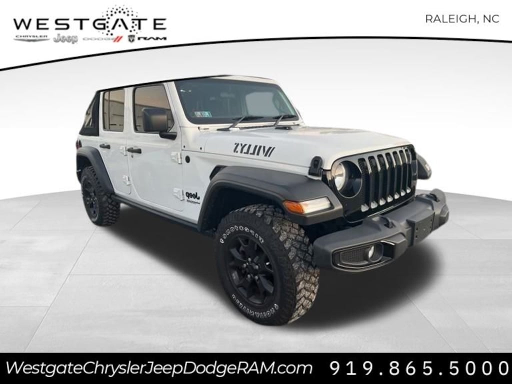 Used 2021 Jeep Wrangler Unlimited Willys SUV