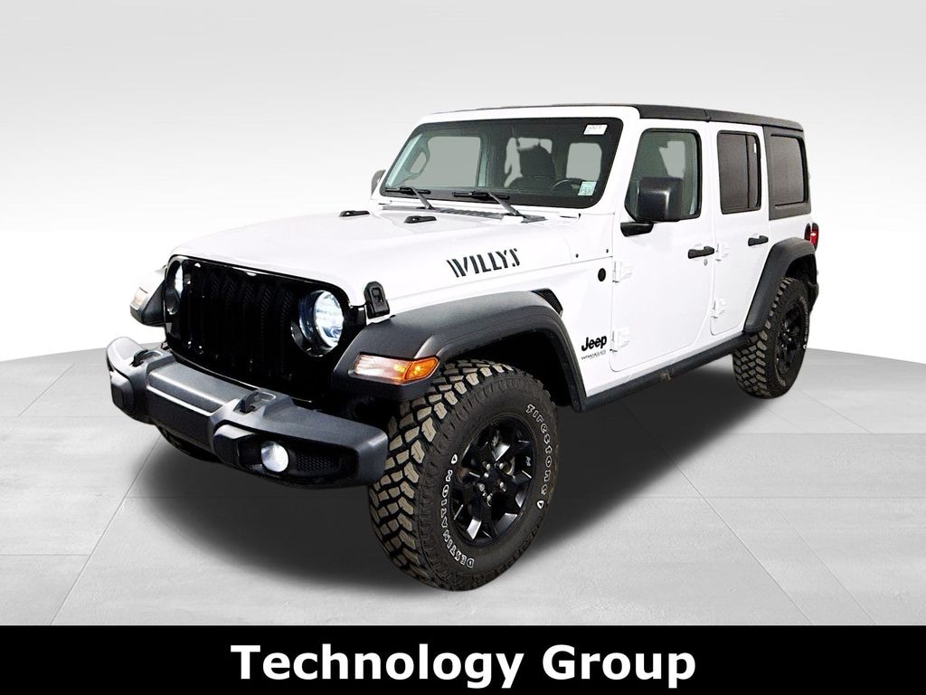 Used 2021 Jeep Wrangler Unlimited Willys SUV