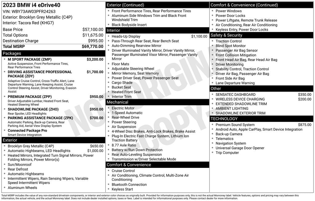 Used 2023 BMW i4 eDrive40 Gran Coupe