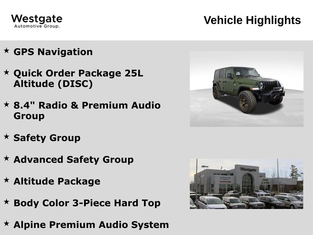 Used 2021 Jeep Wrangler Unlimited Sahara Altitude SUV