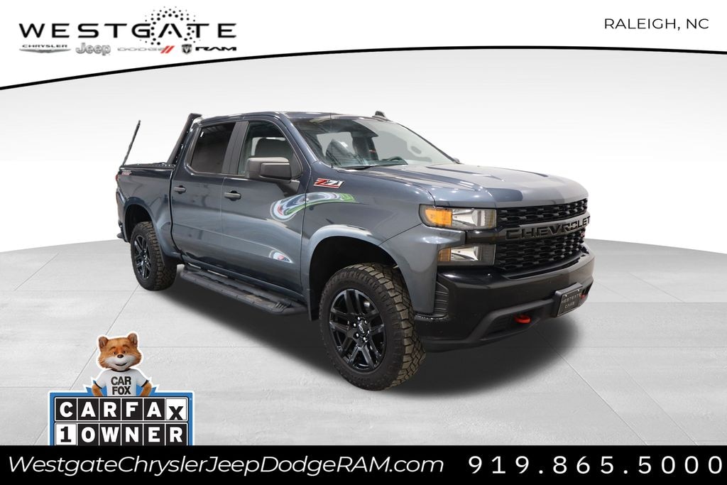 Used 2021 Chevrolet Silverado 1500 Custom Trail Boss Truck Crew Cab