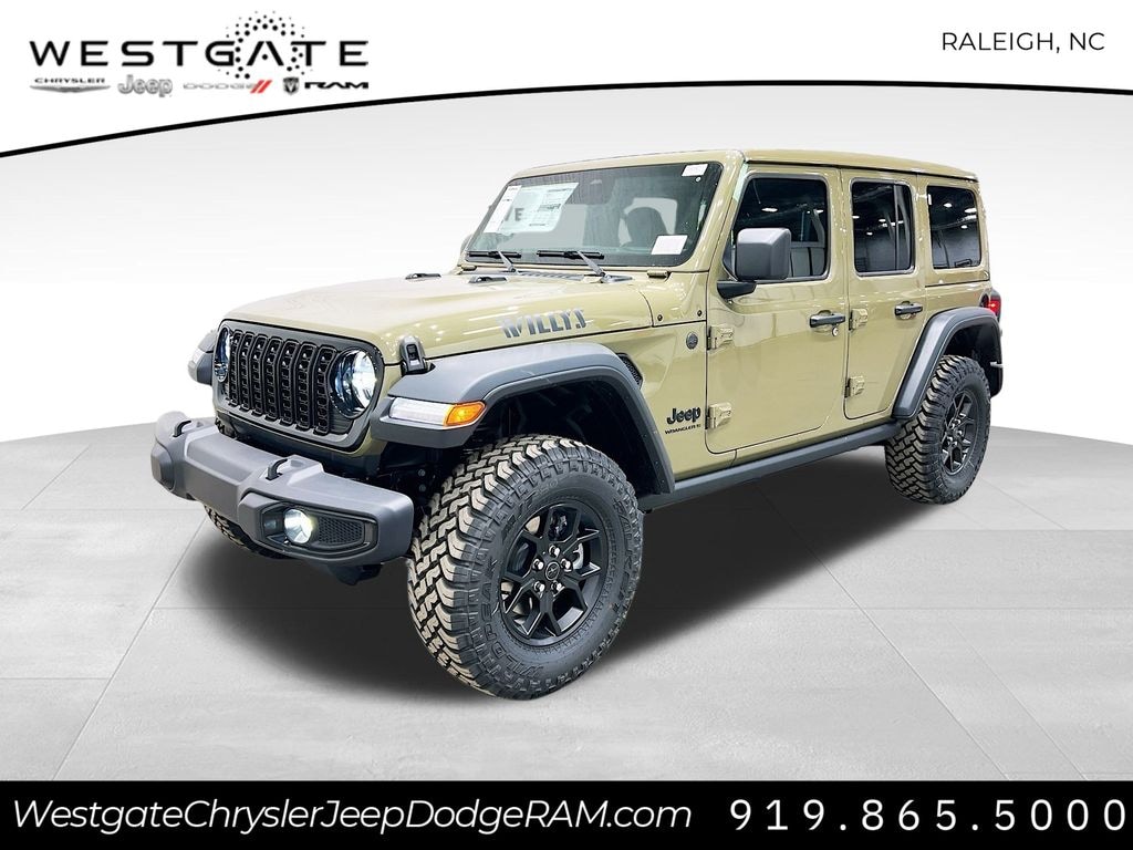 New 2026 Jeep Wrangler 4-DOOR WILLYS Sport Utility