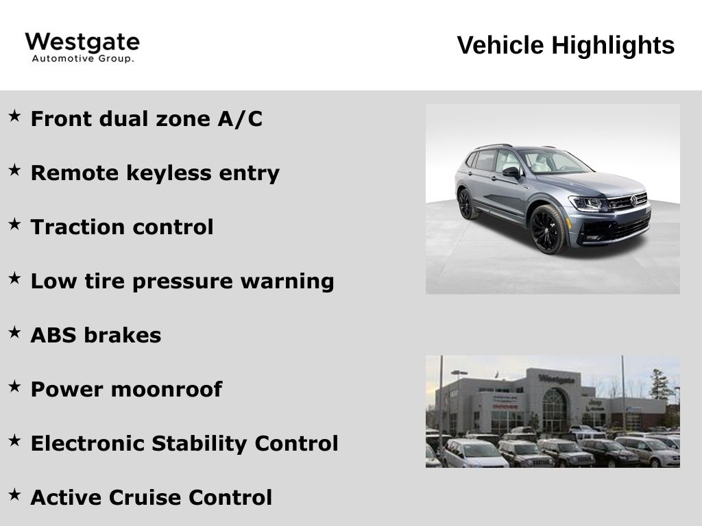 2021 Volkswagen Tiguan SE R-Line Black photo 3