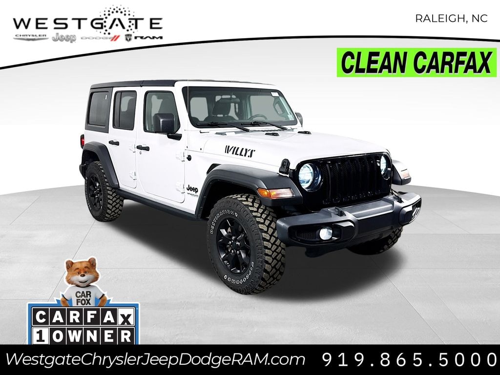 Used 2021 Jeep Wrangler Unlimited Willys SUV