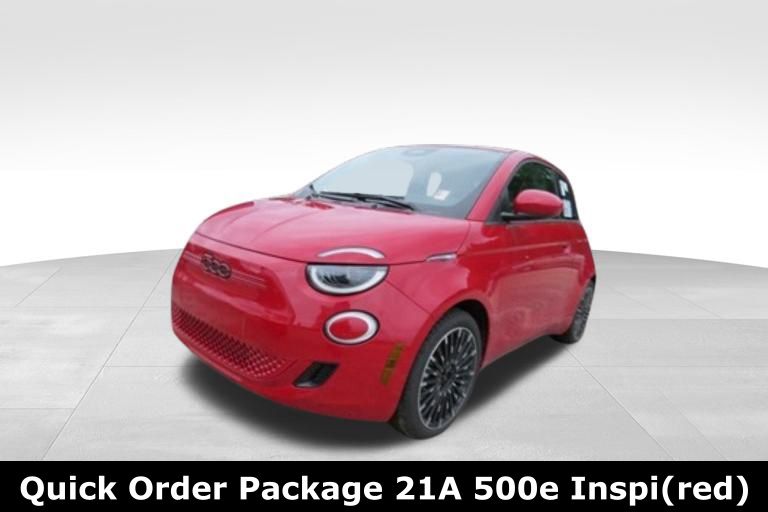 2024 Fiat 500e Red photo 2