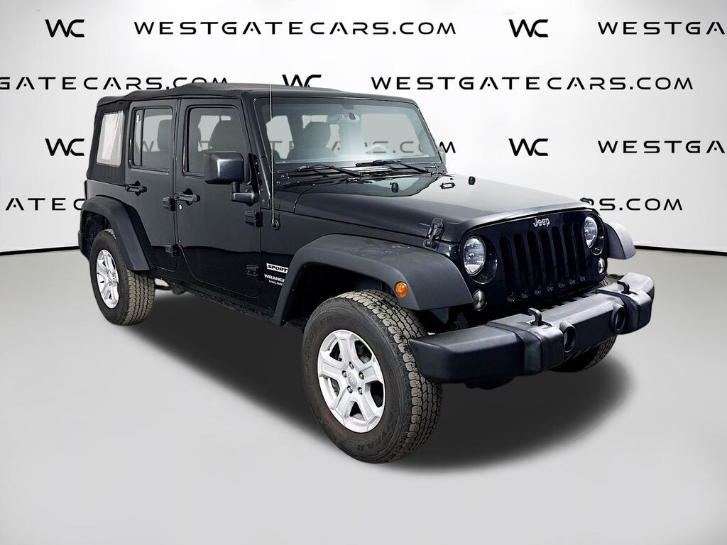 Used 2017 Jeep Wrangler JK Unlimited Unlimited Sport SUV