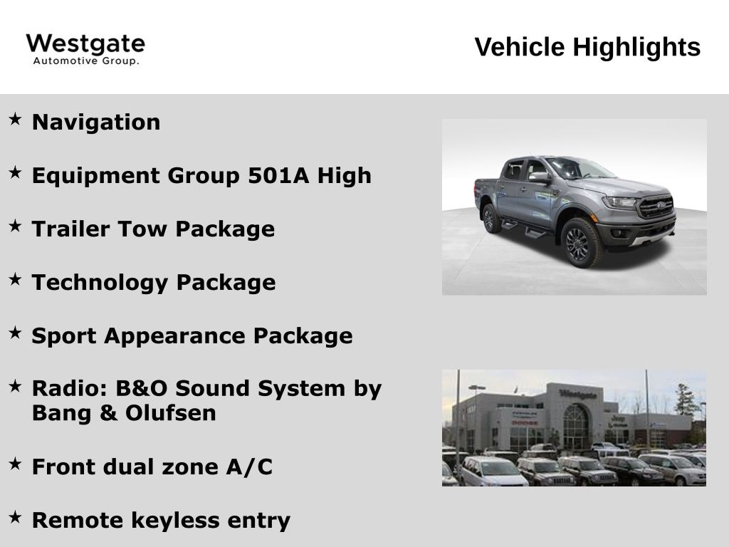 Used 2023 Ford Ranger Lariat Truck SuperCrew