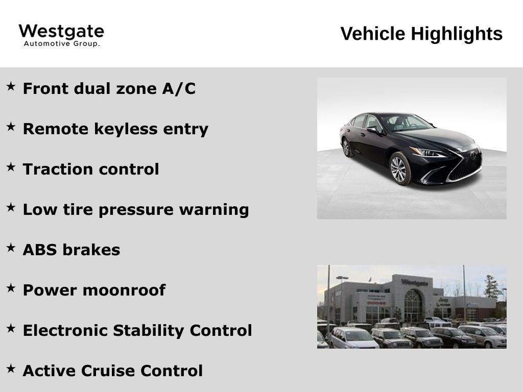 Used 2019 Lexus ES 350 350 Luxury Sedan