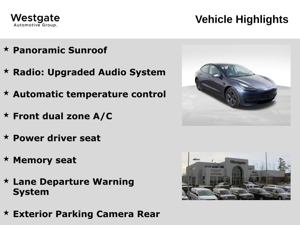 Used 2023 Tesla Model 3 Base Sedan