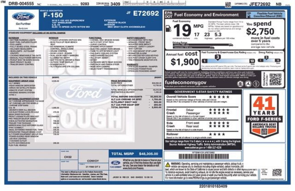 Used 2018 Ford F-150 XL