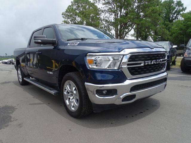 Used 2022 RAM Ram 1500 Pickup Big Horn/Lone Star with VIN 1C6SRFMT7NN428218 for sale in Burgaw, NC