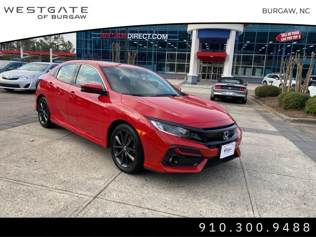 Used 2020 Honda Civic Hatchback EX with VIN SHHFK7H65LU405216 for sale in Burgaw, NC
