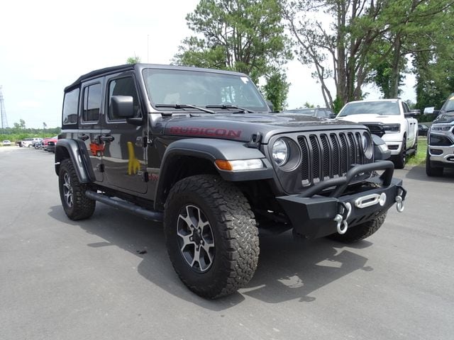 Used 2021 Jeep Wrangler Unlimited Rubicon with VIN 1C4HJXFG8MW616044 for sale in Burgaw, NC