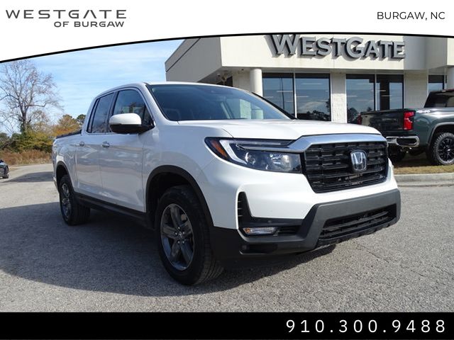 Used 2023 Honda Ridgeline RTL-E with VIN 5FPYK3F75PB045425 for sale in Burgaw, NC