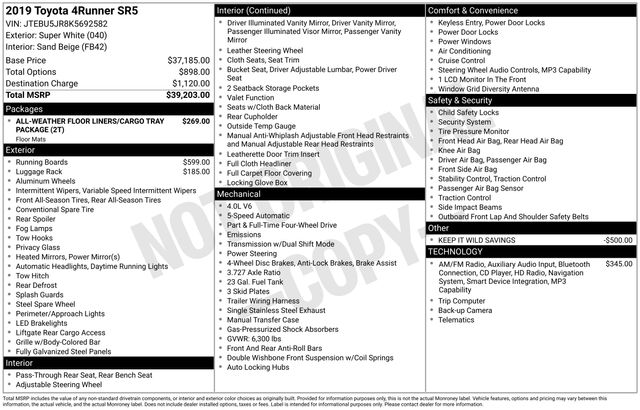 2019 Toyota 4Runner SR5 - Photo 15
