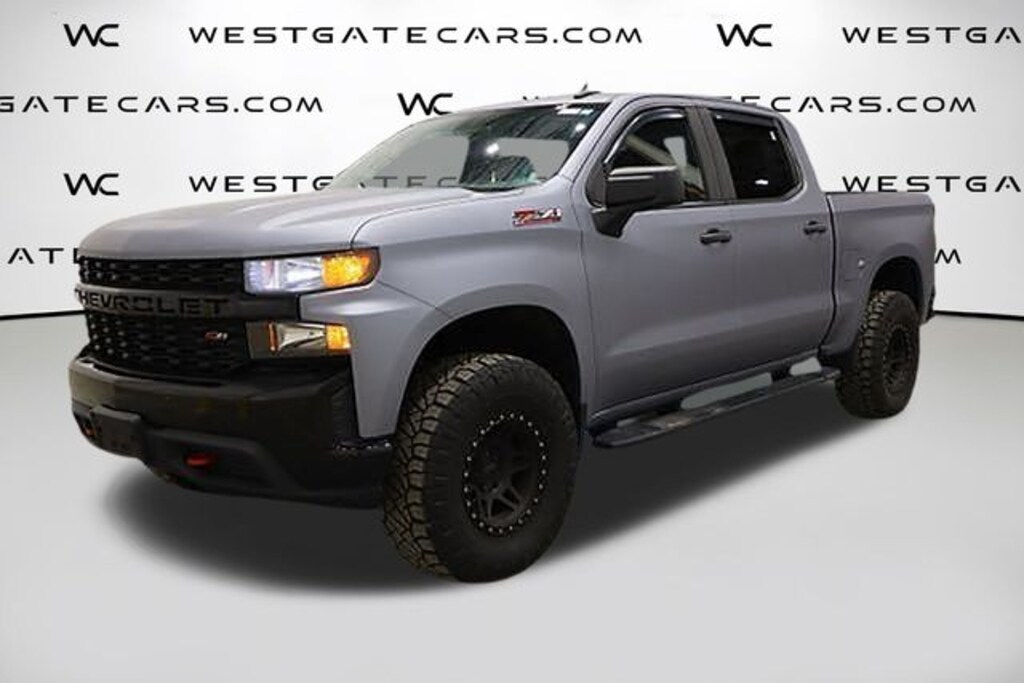 Used 2021 Chevrolet Silverado 1500 Custom Trail Boss Truck Crew Cab