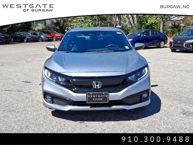 Used 2021 Honda Civic Sport with VIN 2HGFC2F89MH529234 for sale in Burgaw, NC