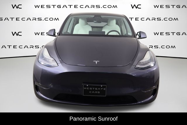 Used 2021 Tesla Model Y Long Range with VIN 5YJYGAEE0MF144406 for sale in Burgaw, NC