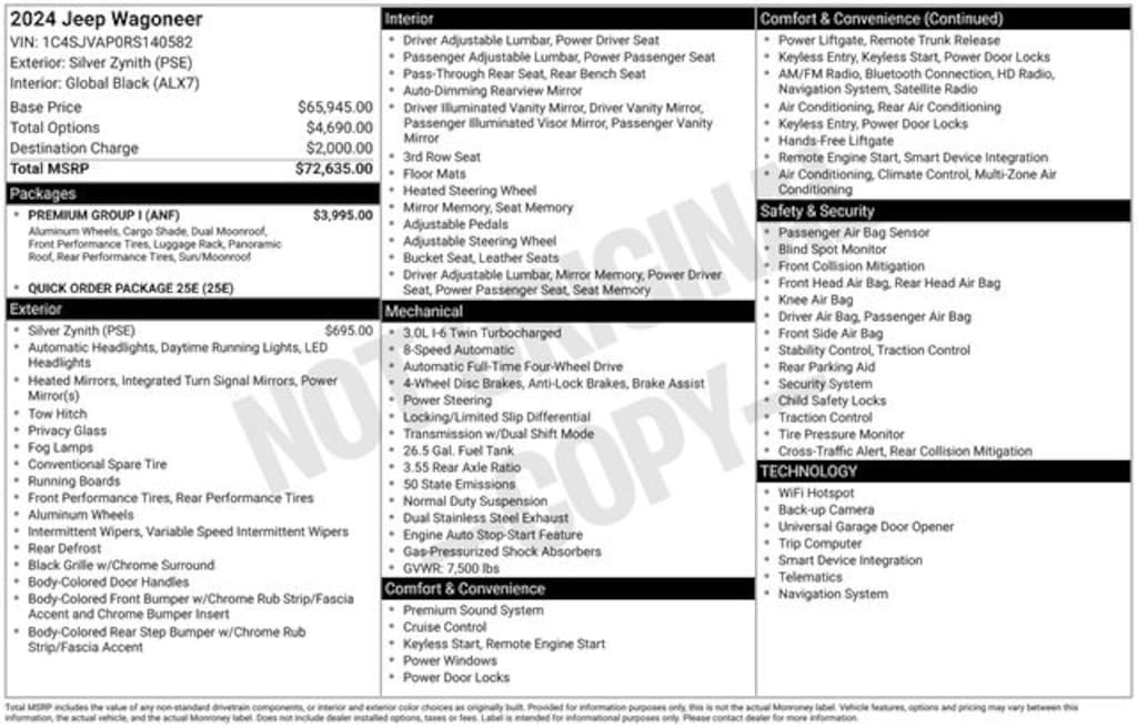 Used 2024 Jeep Wagoneer Base SUV