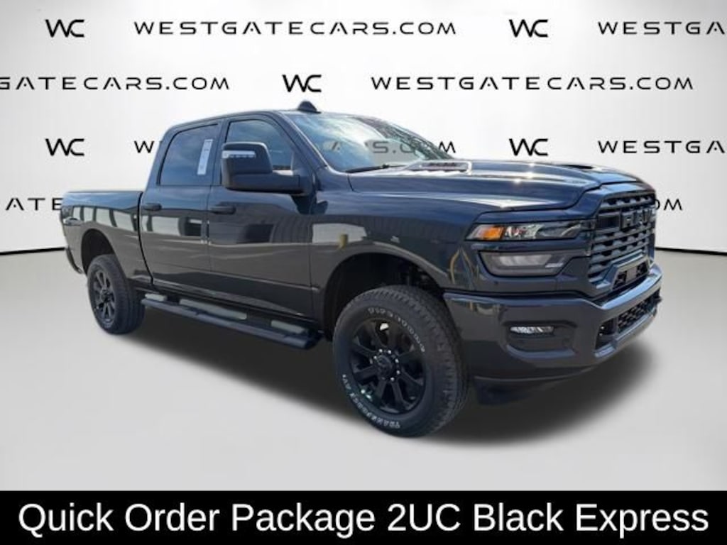 New 2026 Ram 2500 BLACK EXPRESS CREW CAB 4X4 6'4 BOX Pickup