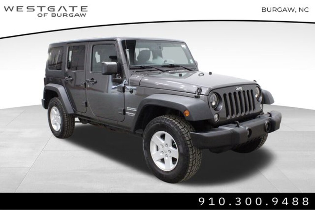 Used 2017 Jeep Wrangler JK Unlimited Sport 4x4 SUV